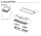 Samsung WV55M9600AW/A5-01 dual parts diagram
