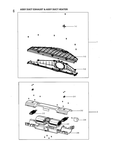 Duct exhaust & heater