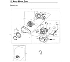 Samsung DVE60M9900V/A3-00 motor duct diagram