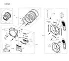 Samsung DVE60M9900W/A3-00 drum diagram