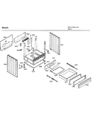 Frame and drawer