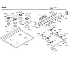 Bosch HDI7032U/04 cooktop asy diagram