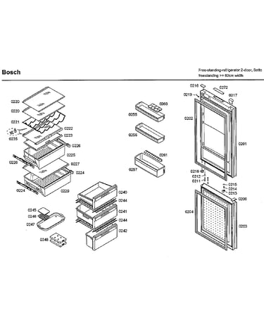 Door & drawer asy