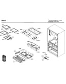 Shelf & drawer asy