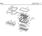 Bosch B26FT80SNS/04 drawer asy diagram
