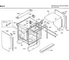 Bosch SHX9PT75UC/70 frame asy diagram