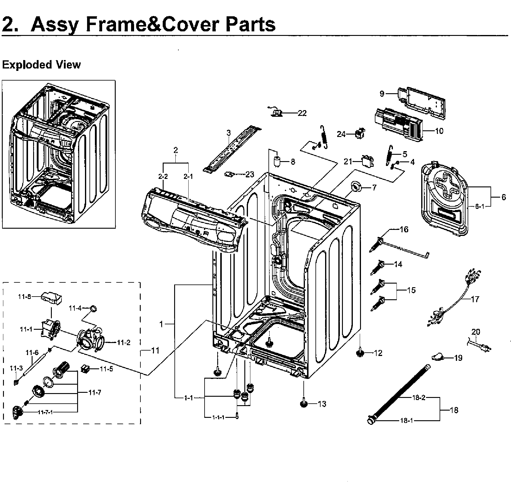 Frame & cover parts