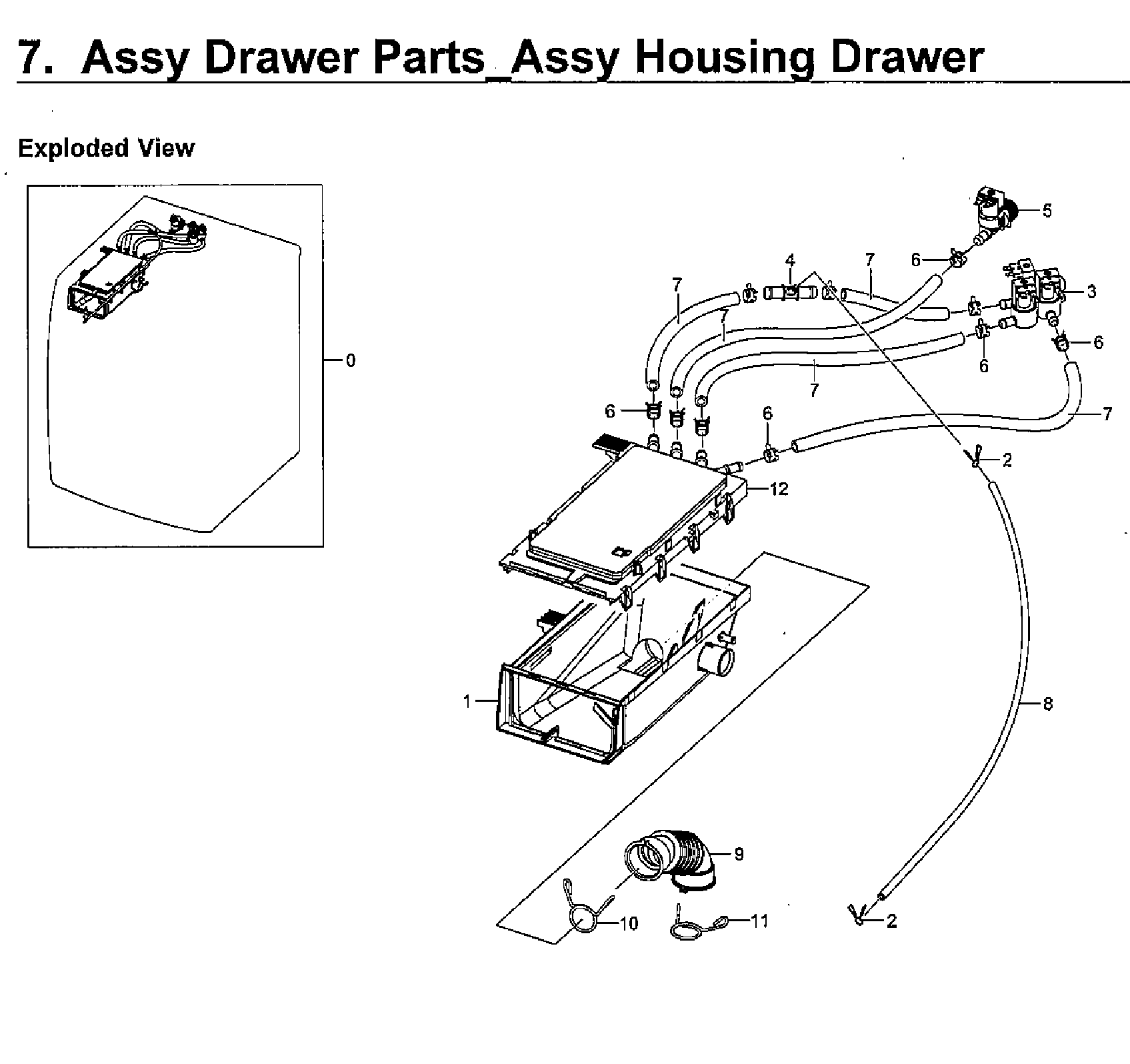 Housing-drawer
