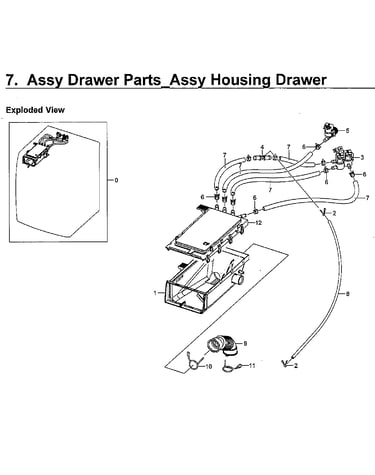 Housing-drawer
