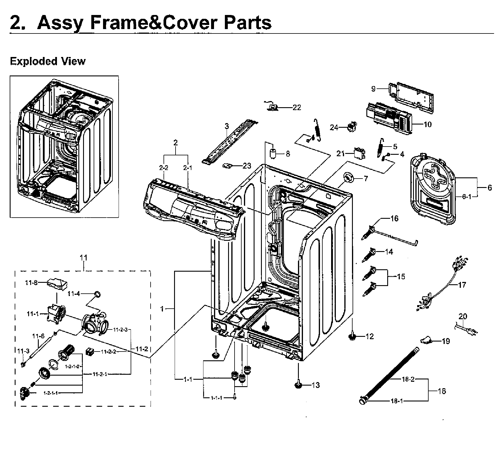 Frame & cover parts