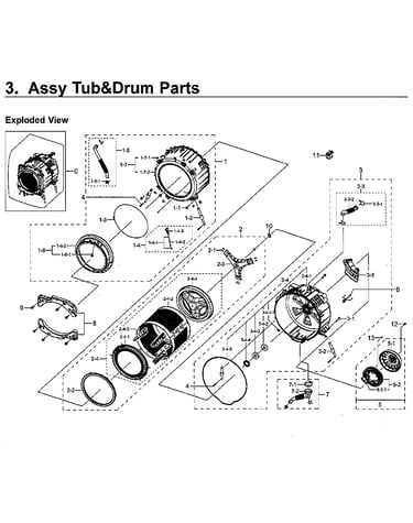 Tub & drum parts