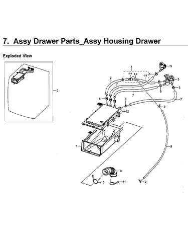 Housing-drawer