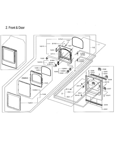 Frame front & door