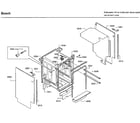 Bosch SPX68U55UC/42 cabinet diagram