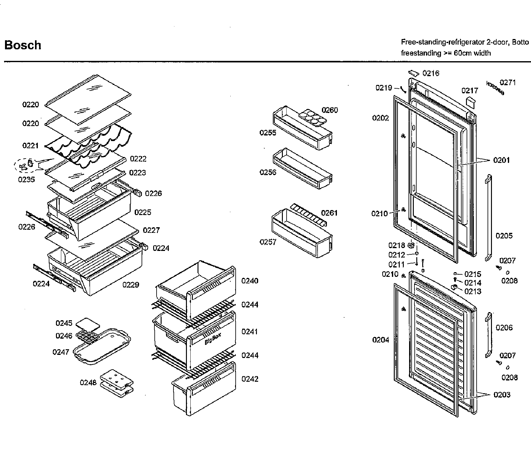 Door & drawer asy