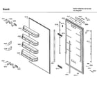 Bosch B30IR800SP/01 door & shelf diagram