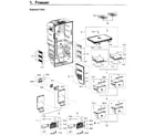 Samsung RF22M9581SG/AA-00 freezer diagram