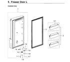 Samsung RF22M9581SG/AA-00 freezer door lt diagram