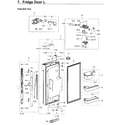 Samsung RF22M9581SG/AA-00 fridge door lt diagram
