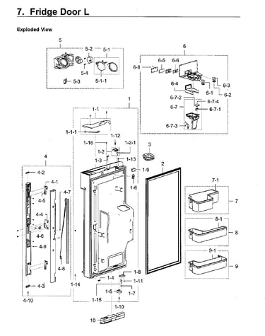 Fridge door lt