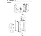 Samsung RF22M9581SG/AA-00 fridge door rt diagram