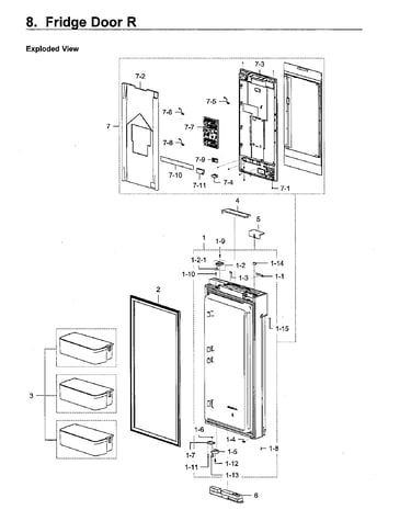 Fridge door rt