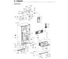 Samsung RF22M9581SR/AA-00 cabinet diagram