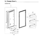 Samsung RF22M9581SR/AA-00 freezer door lt diagram