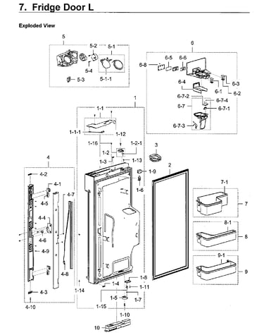 Fridge door lt