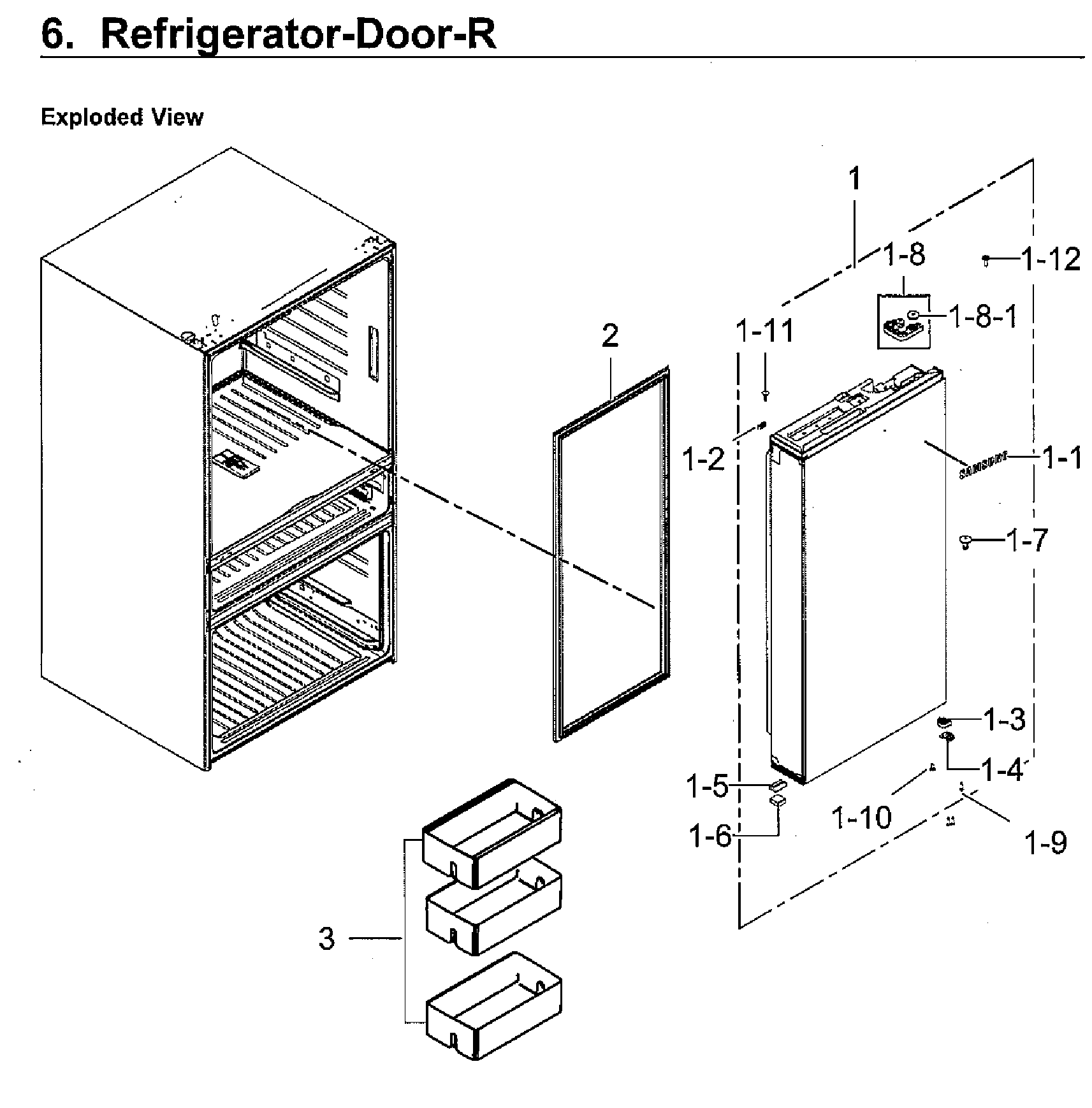 FRIDGE DOOR RT