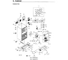 Samsung RF23M8070SR/AA-00 cabinet diagram