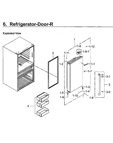 Fridge door rt