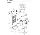Samsung RF23M8090SR/AA-00 cabinet diagram