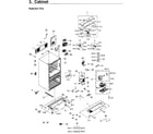 Samsung RF23M8570SG/AA-00 cabinet diagram