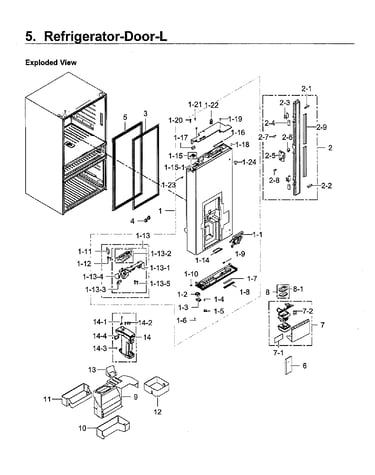 Fridge door lt