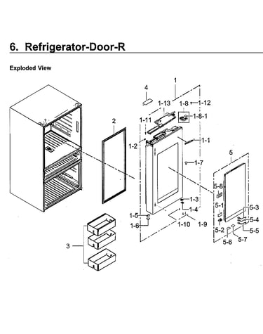 Fridge door rt