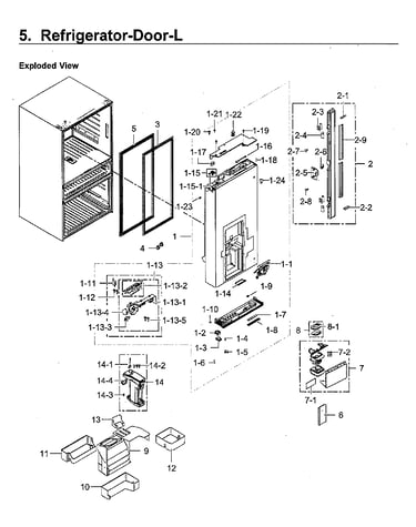 Fridge door lt