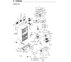 Samsung RF23M8590SG/AA-00 cabinet diagram