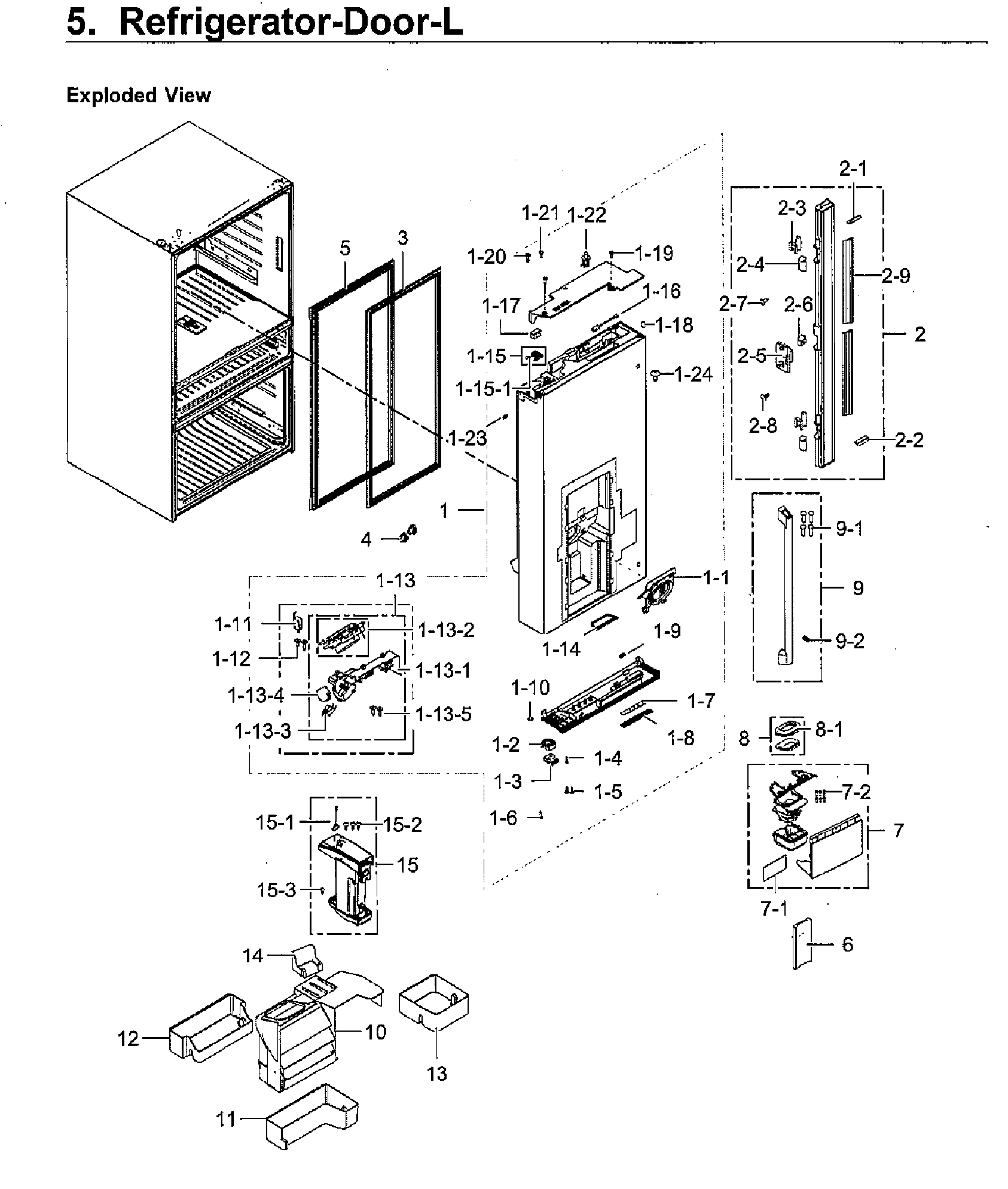 FRIDGE DOOR LT