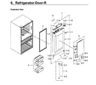 Samsung RF23M8590SG/AA-00 fridge door rt diagram
