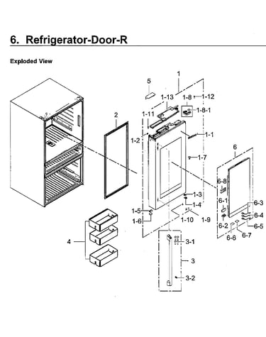 Fridge door rt