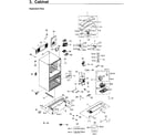 Samsung RF23M8590SR/AA-00 cabinet diagram