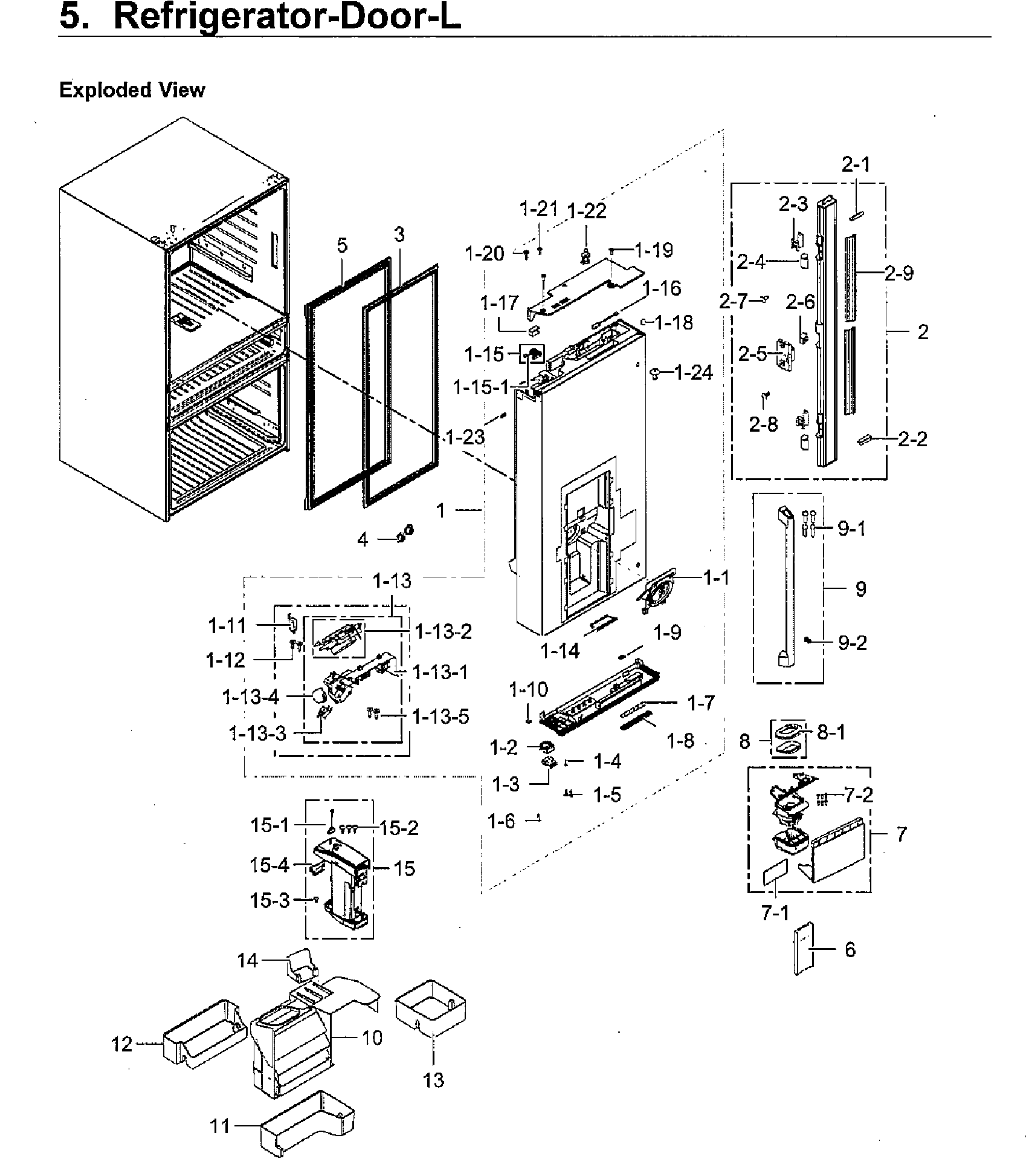 FRIDGE DOOR LT