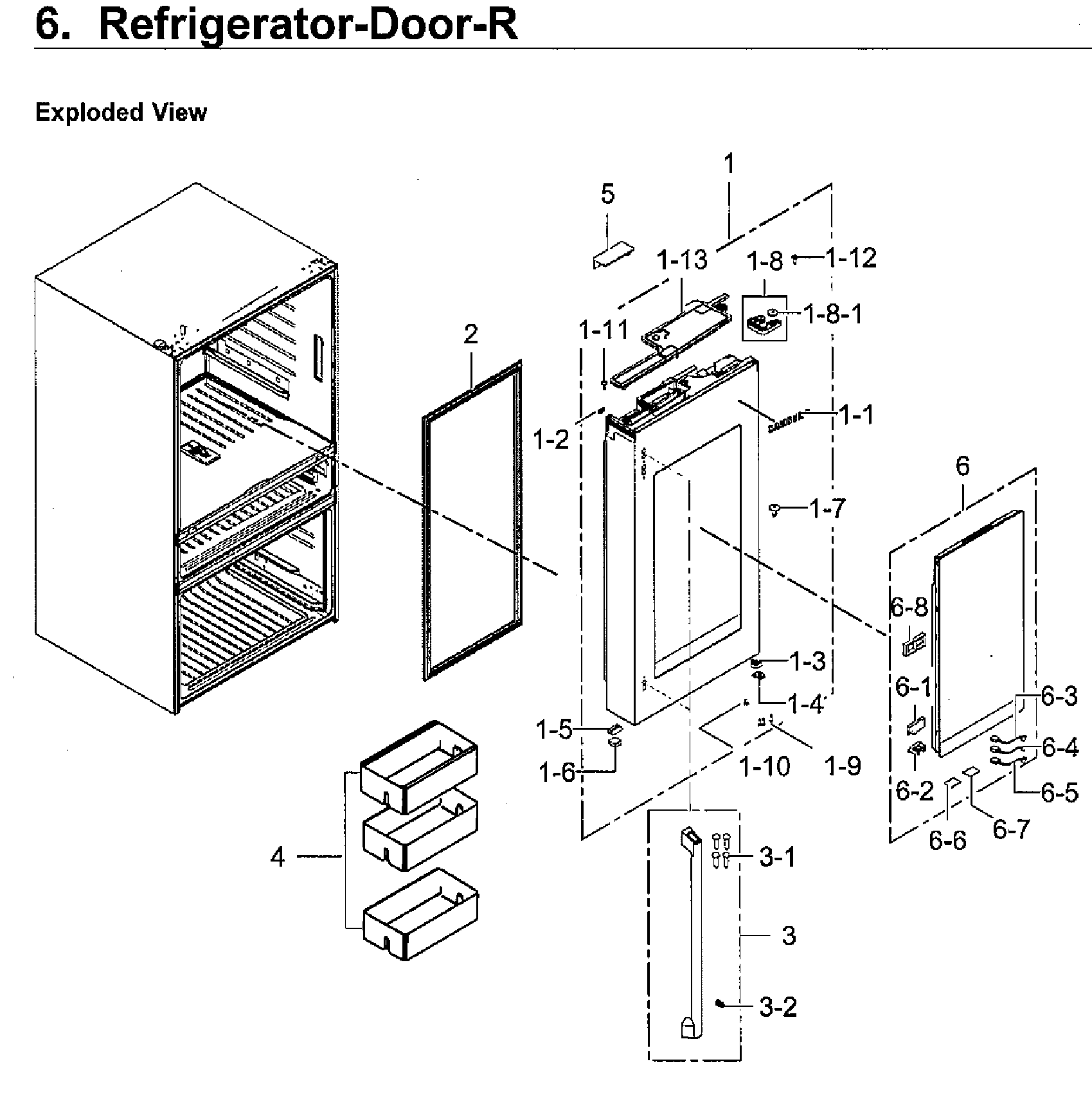 Fridge door rt
