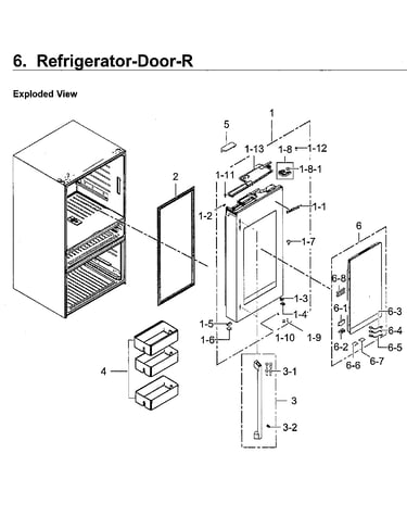 Fridge door rt