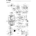 Samsung RF28M9580SG/AA-00 fridge / icemaker diagram