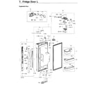 Samsung RF28M9580SG/AA-00 fridge door lt diagram