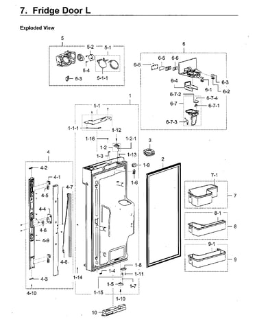 Fridge door lt