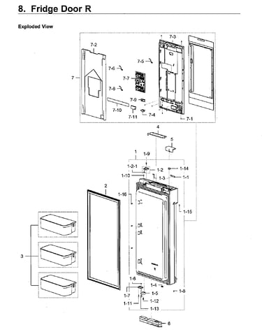Fridge door rt