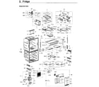 Samsung RF28M9580SR/AA-00 fridge / icemaker diagram
